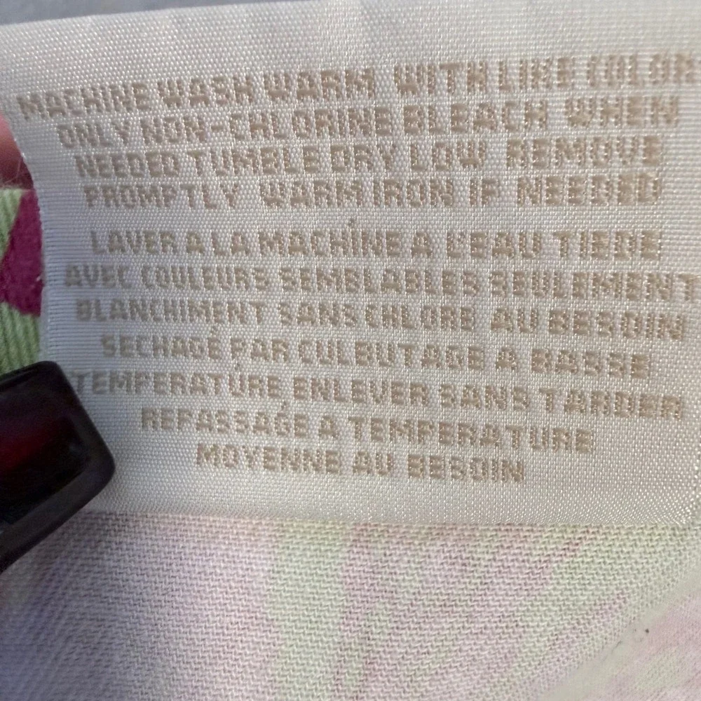 Williams Sonoma Toile Placemats & Napkins Set 8 Pc Green Pink Cotton Table Linen